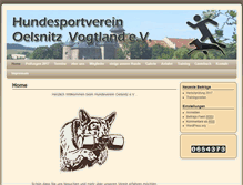 Tablet Screenshot of hsv-oelsnitz.de